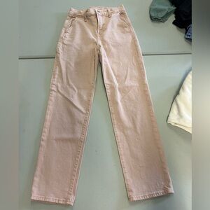 OLD NAVY High Rise Pink Denim Pants Size 00